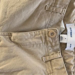 Old Navy Boys Chinos Medium 8 like new!